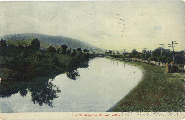 Erie Canal in the Mohawk Valley New York