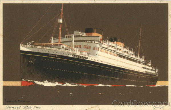 Cunard White Star Georgic Boats, Ships