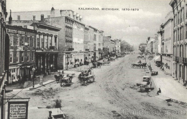 Kalamazoo in 1870 Michigan