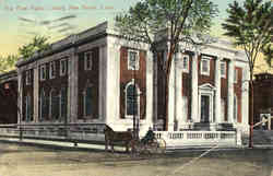 The Free Public Library New Haven, CT Postcard Postcard