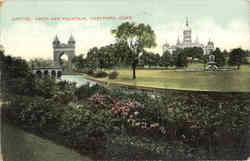Capitol Arch And Fountain Postcard