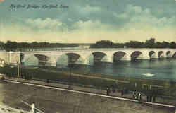 Hartford Bridge Connecticut Postcard Postcard