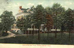 Stafford Springs House Connecticut Postcard Postcard