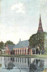 Congregational Church Windsor Locks, CT Postcard 