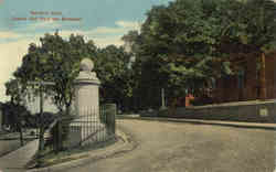 Charter Oak Place and Monument Postcard
