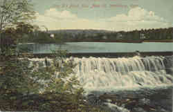 John D's Pond, East Main St Waterbury, CT Postcard Postcard