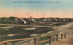 Camp Ground, Hammonassett Beach State Park Madison, CT Postcard Postcard