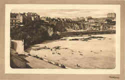 Newquay Beach Scene Postcard