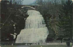 Chequagah Falls (Roaring Waters) Postcard