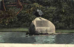 Otsego Lake Monument Cooperstown, NY Postcard Postcard