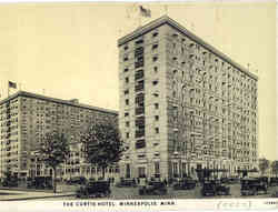 The Curtis Hotel Postcard