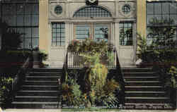 Entrance to Building, National Cash Register Works Postcard