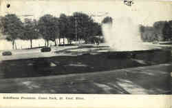 Schiffman Fountain, Como Park Postcard