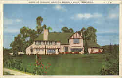 Home of Corinne Giffith Beverly Hills, CA Postcard Postcard