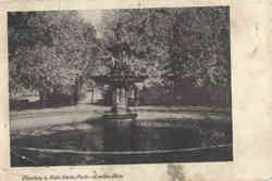Fountain in Water Works Park Postcard