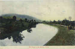 Erie Canal in the Mohawk Valley New York Postcard Postcard