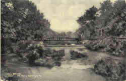 Mill Bridge Mount Holly Springs, PA Postcard Postcard