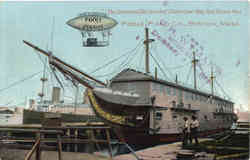 The Constitution Old Ironsides, Charlestown Navy Yard Postcard