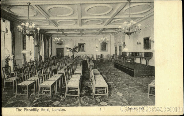 The Piccadilly Hotel Concert Hall London England