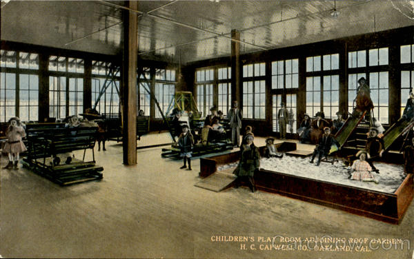 Children's Play Room Adjoining Roof Garden Oakland California