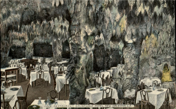 Cave Restaurant Grunewald Hotel New Orleans Louisiana