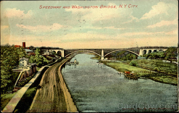 Speedway And Washington Bridge New York City