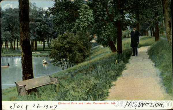 Elmhurst Park And Lake Connersville Indiana