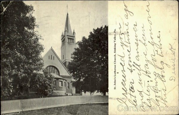 St. John's Lutheran Church Sinking Valley Pennsylvania