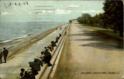 Lake Drive, Lincoln Park Chicago, IL Postcard Postcard