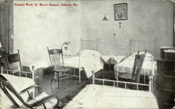 Hospital Ward Oshkosh, WI Postcard Postcard