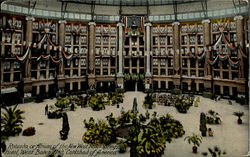 Rotunda Or Atrium Of The New West Baden Springs Hotel Postcard