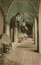 Corridor The Broadmoor Hotel Postcard