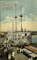 Ship Café Venice, CA Postcard Postcard