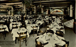 Oatola Louvre Restaurant, Powell And Market Sts Postcard