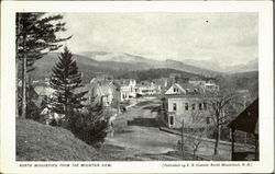 North Woodstock From The Mountain View New Hampshire Postcard Postcard