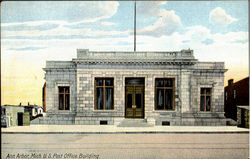 U. S. Post Office Building Ann Arbor, MI Postcard Postcard