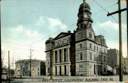 Post Office Erie, PA Postcard Postcard
