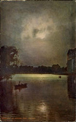 Moonlight In Jackson Park Chicago, IL Postcard Postcard