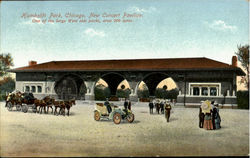 New Concert Pavilion, Humboldt Park Postcard