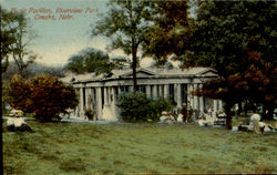 Picnic Pavilion, Riverview Park Postcard