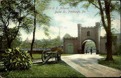 Old U. S. Arsenal, Butler St Postcard