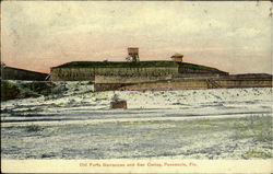 Old Forts Barrancas And San Carlos Postcard