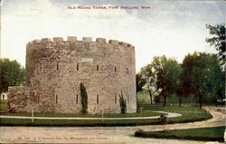 Old Round Tower Postcard