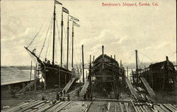 Bendixsen's Shipyard Postcard