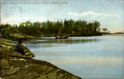 Mouth Of Poteaw River Fort Smith, AR Postcard Postcard