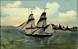 Commodore Perry's Flagship Boats, Ships Postcard Postcard
