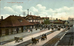 Frisco Station Monett, MO Postcard Postcard