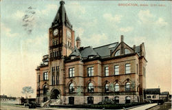 City Hall Brockton, MA Postcard Postcard