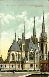 Our Lady Of Sorrow Church, Jackson Blvd Postcard