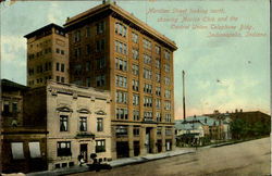Meridian Street Looking North Postcard